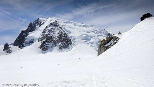 Mont-Blanc du Tacul en solo · Alpes, Massif du Mont-Blanc, Vallée de Chamonix, FR · GPS 45°52'29.47'' N 6°53'17.65'' E · Altitude 3626m