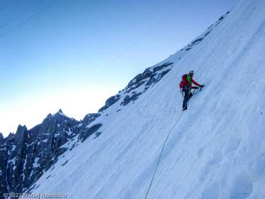Mallory-Porter face Nord de l'Aiguille · Alpes, Massif du Mont-Blanc, Vallée de Chamonix, FR · GPS 45°53'0.54'' N 6°53'6.86'' E · Altitude 3124m