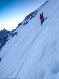Mallory-Porter face Nord de l'Aiguille · Alpes, Massif du Mont-Blanc, Vallée de Chamonix, FR · GPS 45°53'0.52'' N 6°53'6.87'' E · Altitude 3126m
