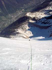 Mallory-Porter face Nord de l'Aiguille · Alpes, Massif du Mont-Blanc, Vallée de Chamonix, FR · GPS 45°52'46.05'' N 6°53'16.46'' E · Altitude 3705m