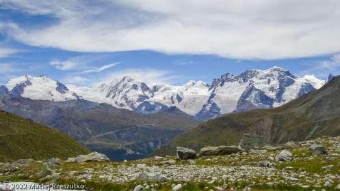 Zinalrothorn 4221m · Alpes, Alpes valaisannes, CH · GPS 46°2'25.14'' N 7°42'50.36'' E · Altitude 2584m