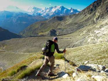 Zinalrothorn 4221m · Alpes, Alpes valaisannes, CH · GPS 46°2'35.95'' N 7°42'16.44'' E · Altitude 2850m