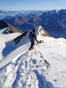 Arête NE du Nadelhorn · Alpes, Alpes valaisannes, Massif de Michabel, CH · GPS 46°6'43.76'' N 7°52'0.64'' E · Altitude 4098m