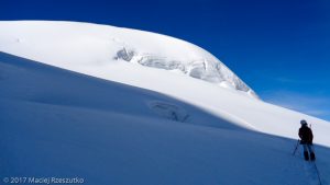 Mellichgletscher · Alpes, Alpes valaisannes, Vallée de Saas, CH · GPS 46°1'25.04'' N 7°52'47.62'' E · Altitude 3905m