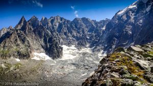 Moraine gauche du Glacier des Pèlerins · Alpes, Massif du Mont-Blanc, Vallée de Chamonix, FR · GPS 45°53'34.86'' N 6°52'55.73'' E · Altitude 2362m