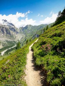 Sentier en balcon du Val Ferret italien · Alpes, Massif du Mont-Blanc, Val Ferret Italien, IT · GPS 45°51'40.41'' N 7°2'52.97'' E · Altitude 2036m
