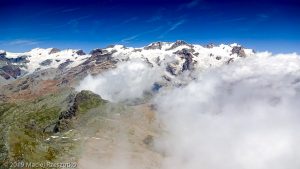 Mont Rose · Alpes, Val d'Aoste, Vallée d'Ayas, IT · GPS 45°49'49.41'' N 7°47'14.30'' E · Altitude 3209m
