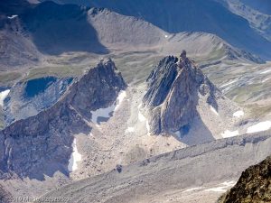 Arrivé au bivouac Gino Rainetto · Alpes, Massif du Mont-Blanc, Val Vény, IT · GPS 45°47'8.15'' N 6°50'24.51'' E · Altitude 3047m