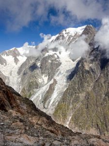 Reconnaissance du parcours la veille de l’ascension · Alpes, Massif du Mont-Blanc, Val Vény, IT · GPS 45°47'15.94'' N 6°50'20.97'' E · Altitude 3110m