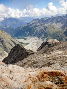 Reconnaissance du parcours la veille de l’ascension · Alpes, Massif du Mont-Blanc, Val Vény, IT · GPS 45°47'18.43'' N 6°50'17.67'' E · Altitude 3148m