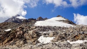 Fin de la journée au bivouac Gino Rainetto · Alpes, Massif du Mont-Blanc, Val Vény, IT · GPS 45°47'8.15'' N 6°50'24.51'' E · Altitude 3047m