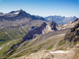 Dans la descente du bivouac Gino Rainetto · Alpes, Massif du Mont-Blanc, Val Vény, IT · GPS 45°47'1.04'' N 6°50'35.46'' E · Altitude 2839m