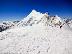 Bishorn 4153m · Alpes, Alpes centrales, Vallée d'Anniviers, CH · GPS 46°7'4.39'' N 7°42'53.66'' E · Altitude 4153m