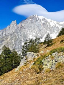 UTMB en off sans assistance · Alpes, Massif du Mont-Blanc, IT · GPS 45°48'28.17'' N 6°58'37.90'' E · Altitude -m