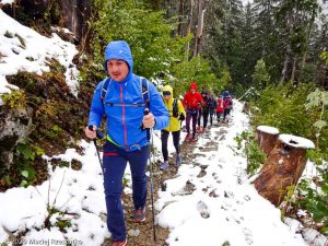 Stage Trail Découverte J3 · Alpes, Aiguilles Rouges, Vallée de Chamonix, FR · GPS 45°58'55.00'' N 6°55'23.08'' E · Altitude 1323m