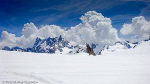 Mont-Blanc du Tacul en solo · Alpes, Massif du Mont-Blanc, Vallée de Chamonix, FR · GPS 45°52'29.48'' N 6°53'17.66'' E · Altitude 3626m