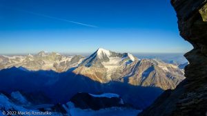 Lenzspitze et Nadelgrat · Alpes, Alpes valaisannes, Massif des Mischabels, CH · GPS 46°6'25.21'' N 7°51'57.30'' E · Altitude 4170m