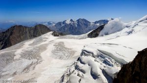 Lenzspitze et Nadelgrat · Alpes, Alpes valaisannes, Massif des Mischabels, CH · GPS 46°7'0.81'' N 7°51'1.89'' E · Altitude 3885m