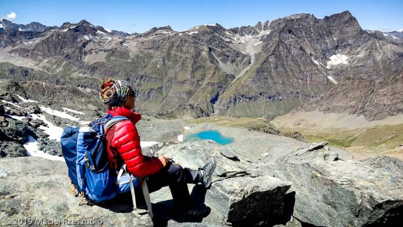 Vue sur le Val de Rhêmes · Alpes, Val d'Aoste, Parc National du Grand Paradis, IT · GPS 45°31'10.31'' N 7°8'22.61'' E · Altitude 3066m
