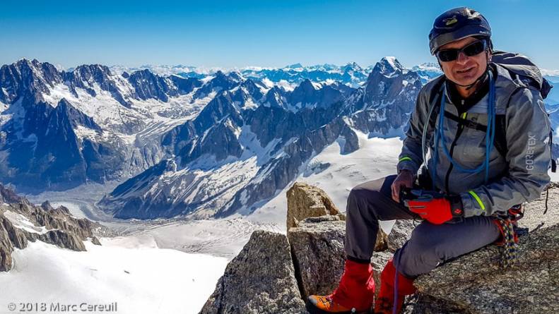 Sommet de la Pointe Chaubert · Alpes, Massif du Mont-Blanc, FR · GPS 45°51'15.58'' N 6°53'33.74'' E · Altitude 4221m