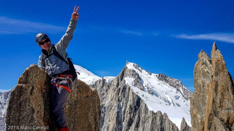 Sommet de la Pointe Médiane · Alpes, Massif du Mont-Blanc, FR · GPS 45°51'16.09'' N 6°53'31.21'' E · Altitude 4229m